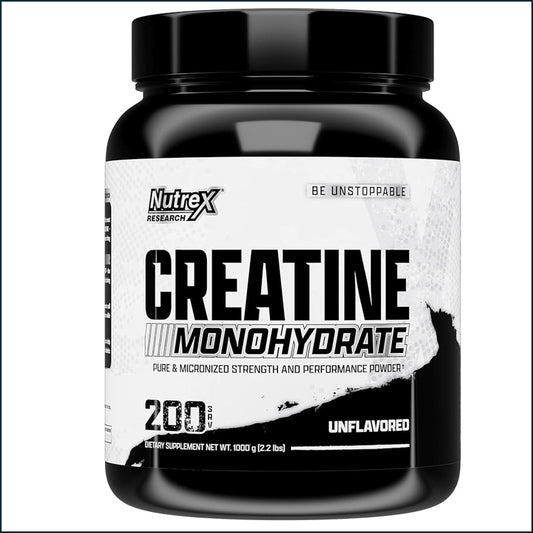 Nutrex Creatine Monohydrate, 200 Servings (Cracked Lid)