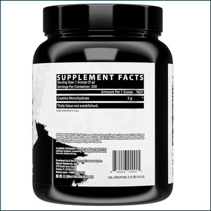 Nutrex Creatine Monohydrate, 200 Servings (Cracked Lid)