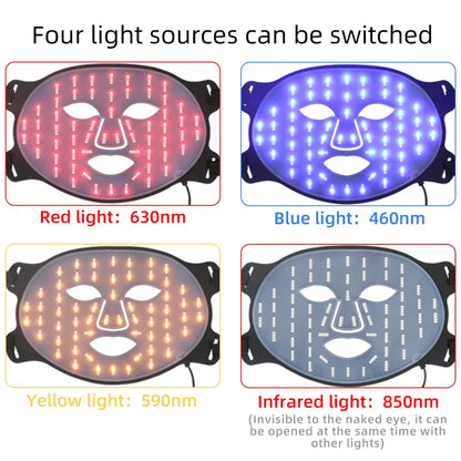 UBilli LED Face Mask 4-Wavelength Light Therapy Device