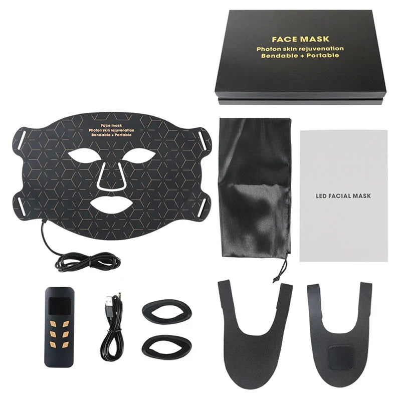 UBilli LED Face Mask 4-Wavelength Light Therapy Device