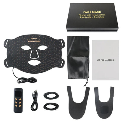 UBilli LED Face Mask 4-Wavelength Light Therapy Device