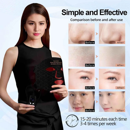 UBilli LED Face Mask 4-Wavelength Light Therapy Device
