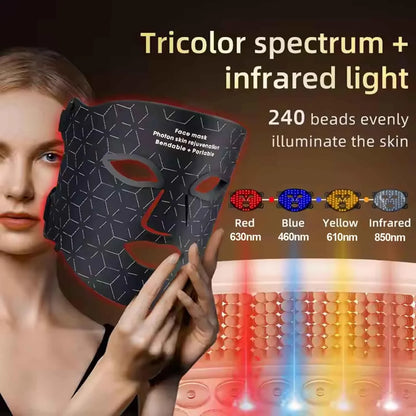 UBilli LED Face Mask 4-Wavelength Light Therapy Device