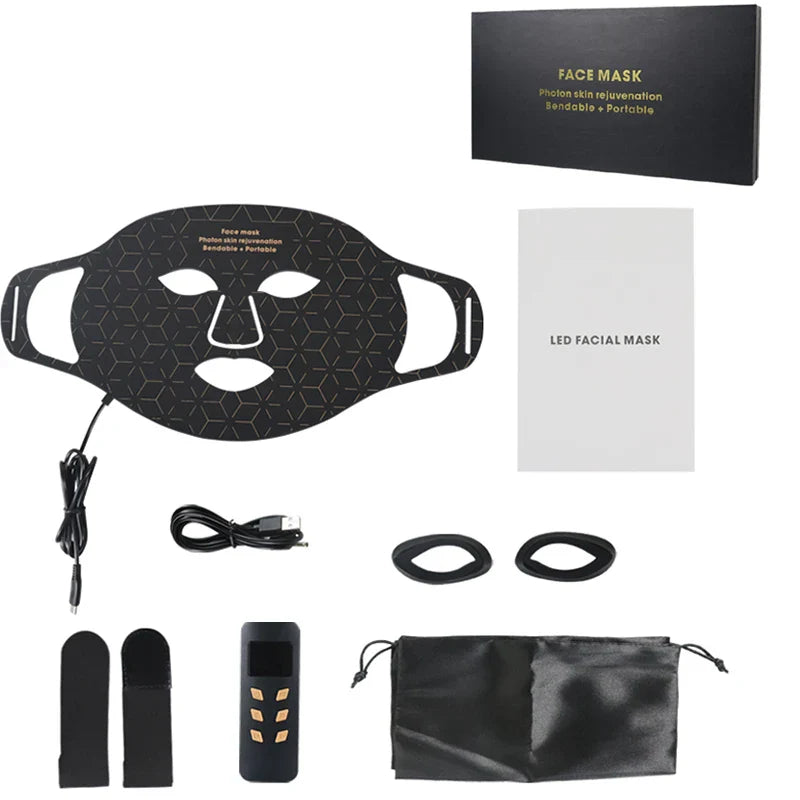 UBilli LED Face Mask 4-Wavelength Light Therapy Device