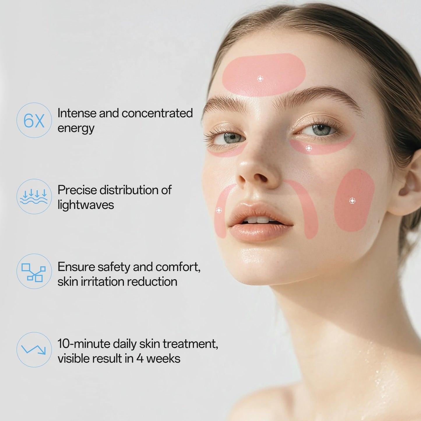 Shape Tactics Cordless 7-Color LED Light Therapy Facial Mask